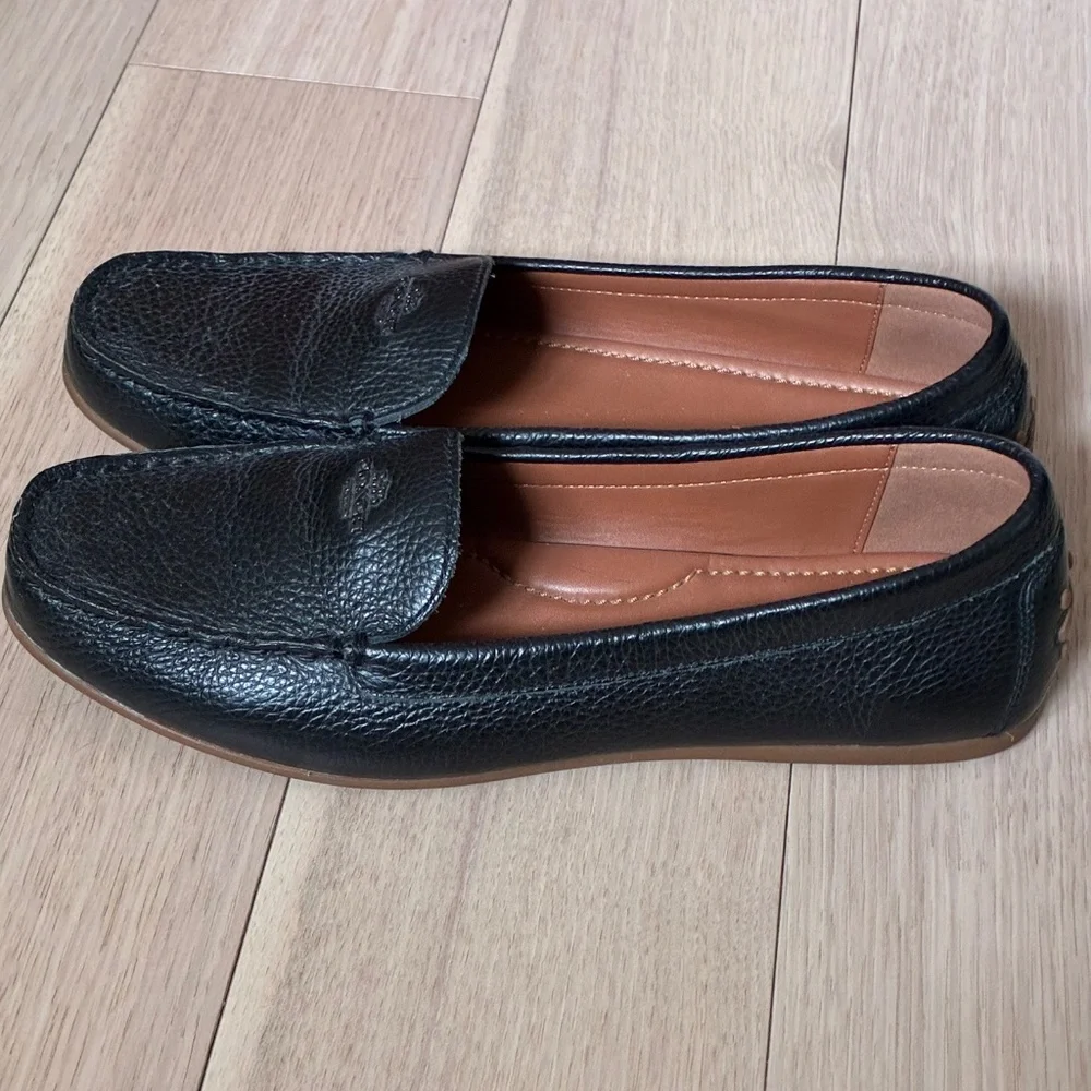 Coach Black Leather Driving Moccasin Loafer - Picture 3 of 6